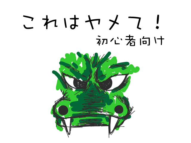 初心者がやっちゃいけないこと３つ！